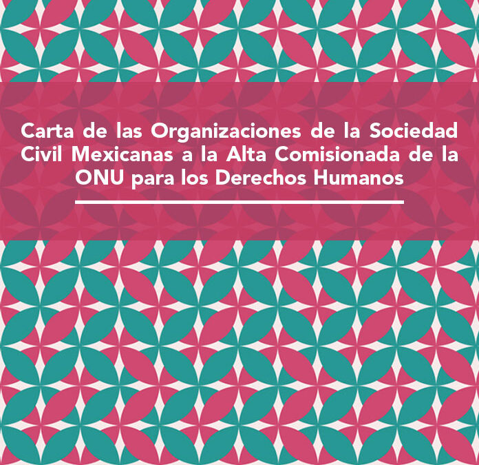 Carta de las Organizaciones de la Sociedad Civil Mexicanas a laAlta Comisionada de la ONU para los Derechos Humanos