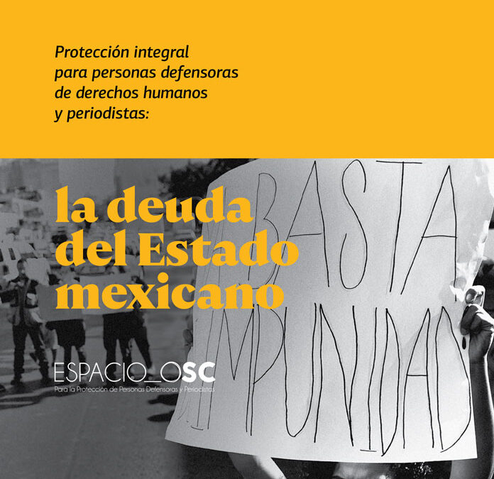 Espacio OSC. Tercer informe: La deuda del Estado mexicano